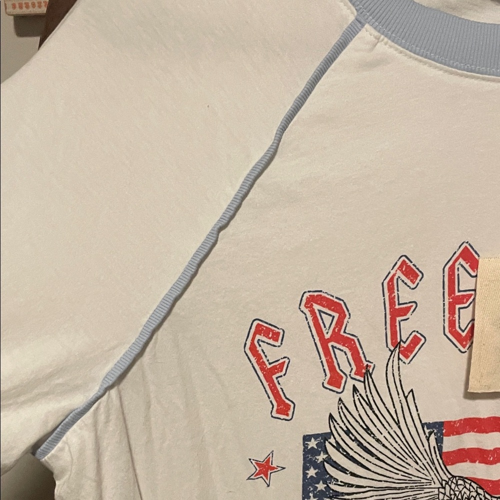 Easel Freedom Graphic Tee with Eagle Design - Picture 4 of 14
